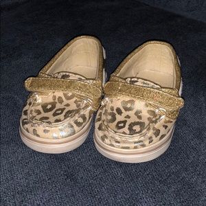 Baby Girl Sperry Gold Shoes